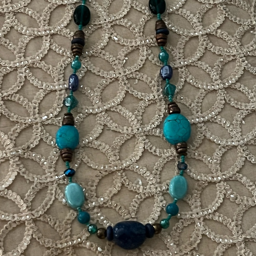 Turquoise Stone beads Necklace